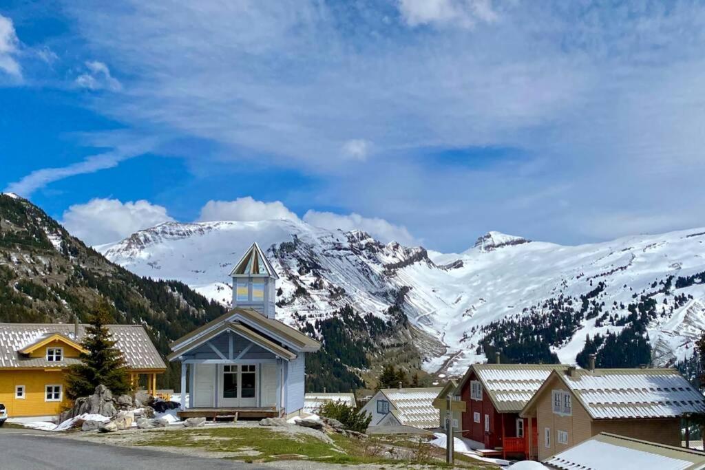 Vue Panoramique Sur Les Montagnes Plein Sud - T2 Skis Aux Pieds, Piscine & Spa Flaine Eksteriør bilde