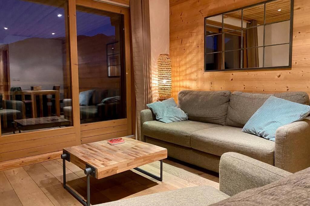 Vue Panoramique Sur Les Montagnes Plein Sud - T2 Skis Aux Pieds, Piscine & Spa Flaine Eksteriør bilde