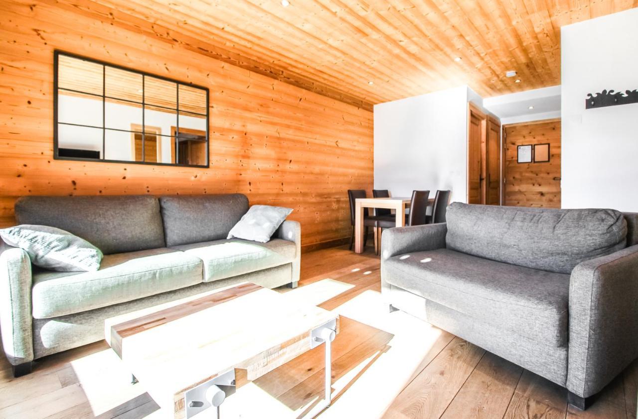 Vue Panoramique Sur Les Montagnes Plein Sud - T2 Skis Aux Pieds, Piscine & Spa Flaine Eksteriør bilde