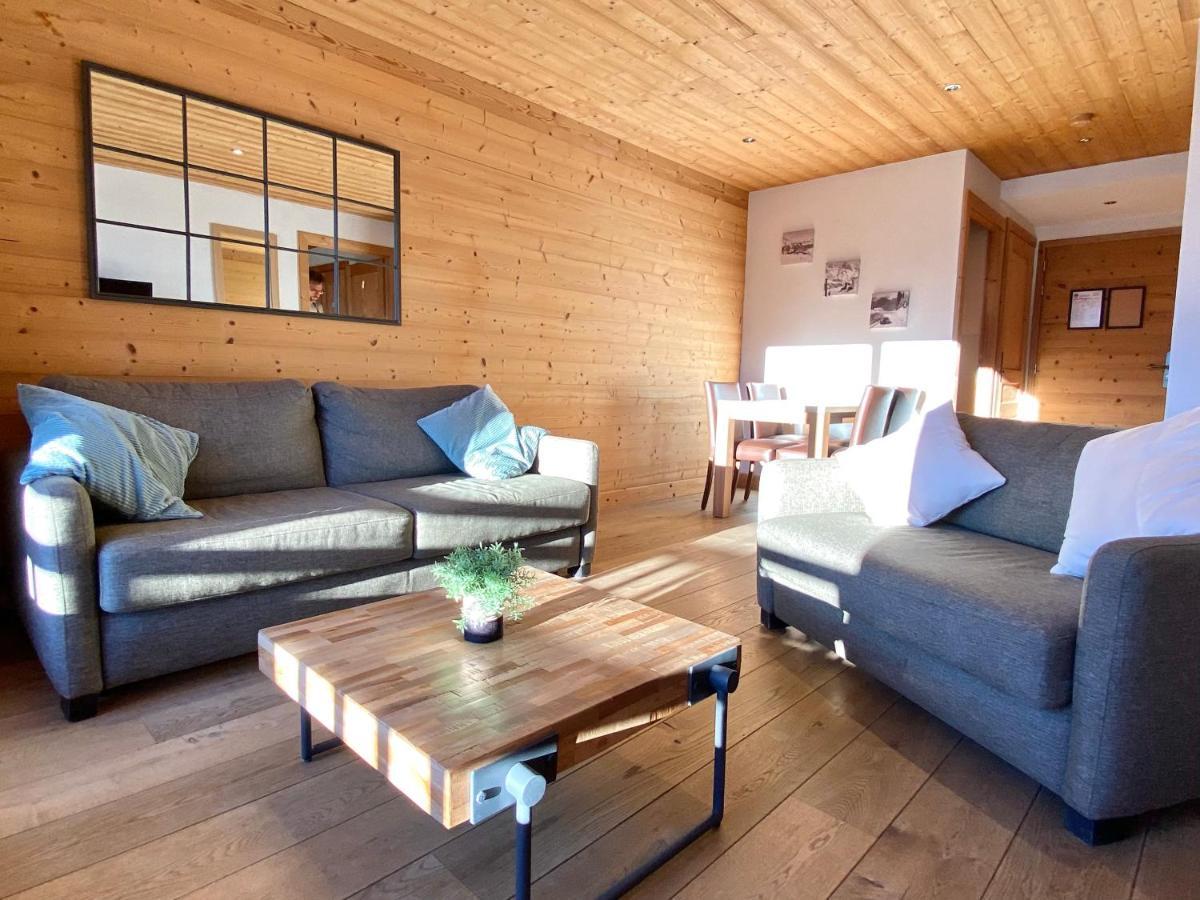 Vue Panoramique Sur Les Montagnes Plein Sud - T2 Skis Aux Pieds, Piscine & Spa Flaine Eksteriør bilde
